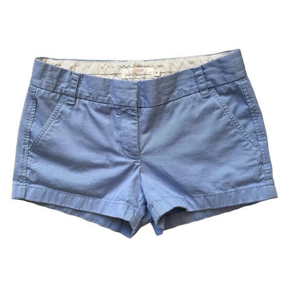 J.CREW Broken-In Chino Shorts in Light Blue Size 4 - Picture 1 of 4